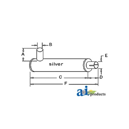 A & I Products Muffler 26" x16" x5" A-10A4450